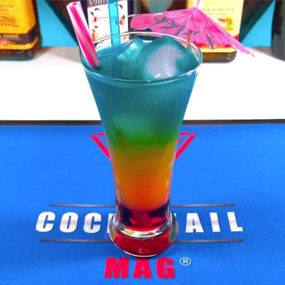 Virgin Rainbow cocktail sans alcool